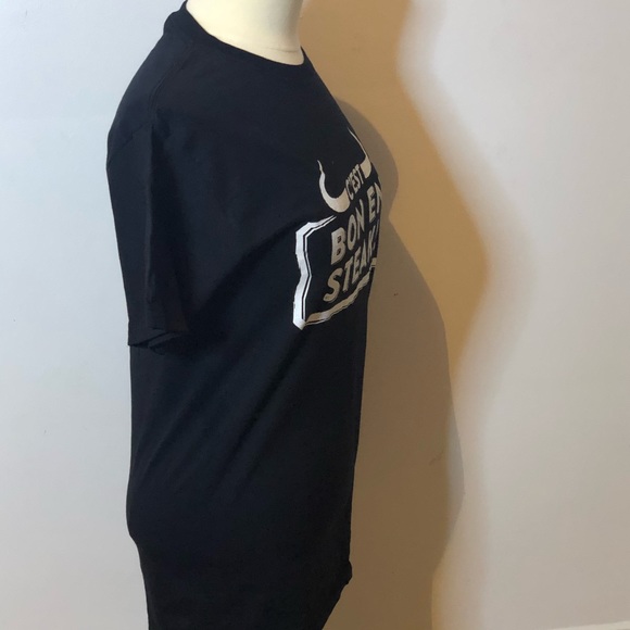Black t shirt bon en steak small - Picture 3 of 3